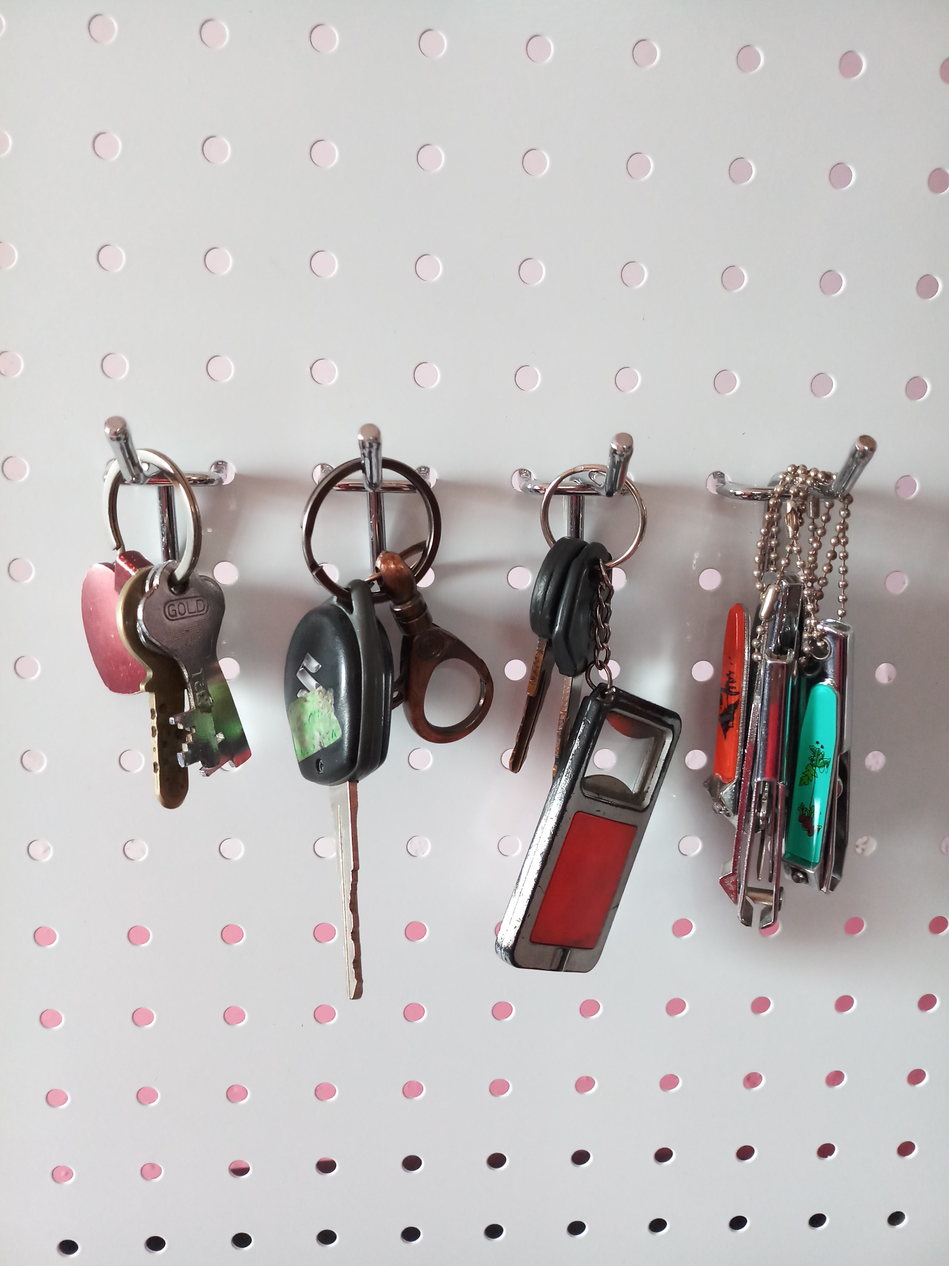 Pegbre Pegboard with holes Breval Consulting Services