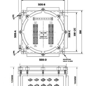 Junction box, flameproof