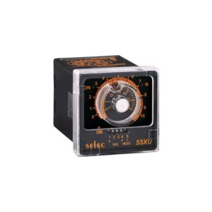 Selec Make Plug in timer with On delay / Interval modes, 1sec to 10hr, 2 C/O, 20 to 240V AC & 12 to 240V DC [ 55XU-T-G]