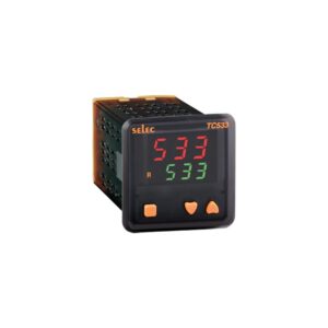 Selec Make 3-Digit dual (Red+Green) display, Single set point, Temperature controller with Relay / SSR output, 48X48 mm size, 90 to 270V AC / DC [TC533AX]
