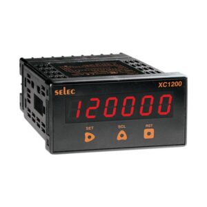 Selec Make Programmable counter with rate indicator, 2 C/O, 90 to 270V AC / DC [XC1200]