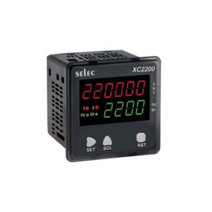 Selec Make Programmable counter with rate indicator, 2 C/O, 90 to 270V AC / DC [XC2200]