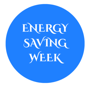 Energy Saving Week 58 mm Circular Badge with pin - 5nos