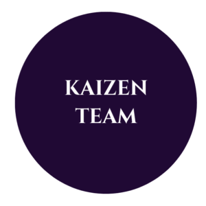 Kaizen Team 58mm Badge with pin - 5 nos