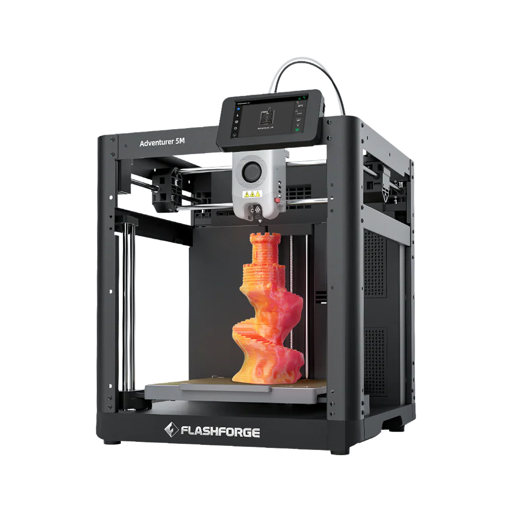 Flashforge Adventurer 5M 3D Printer | 600 mm/s High-Speed Beginner-Friendly Printer Flashforge Adventurer 5M beginner-friendly high-speed 3D printer