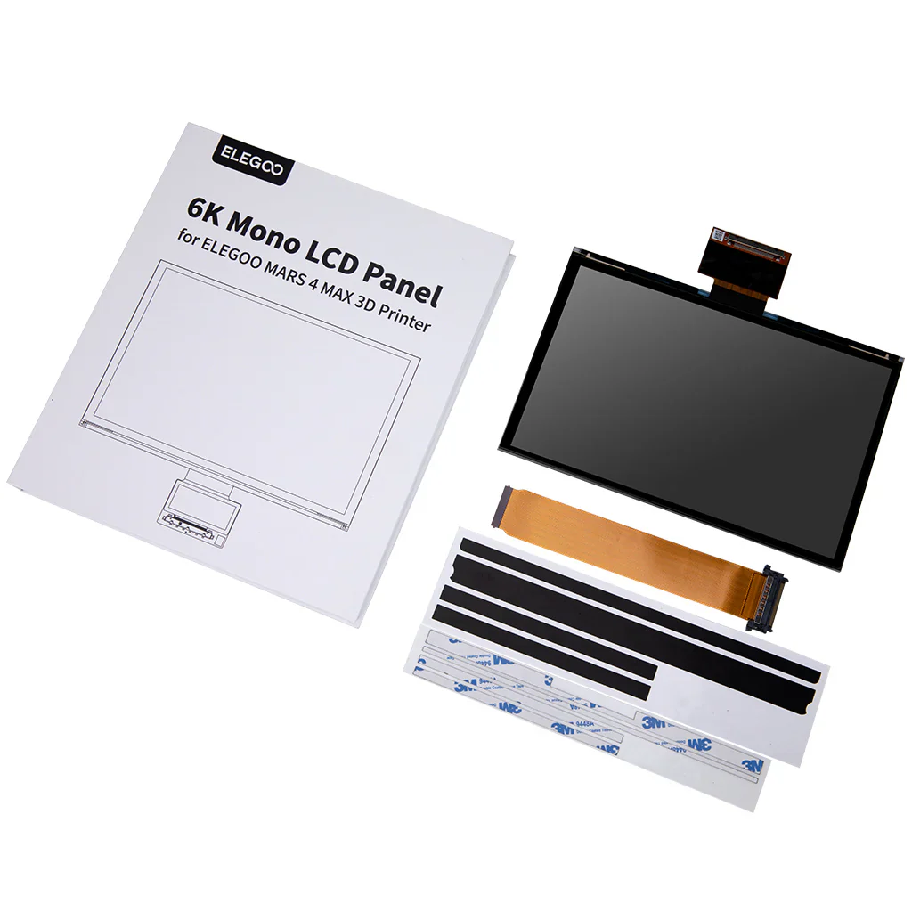Elegoo LCD Screen Replacement | Original Resin 3D Printer Spare Part Elegoo LCD screen replacement panel for resin 3D printers original spare part