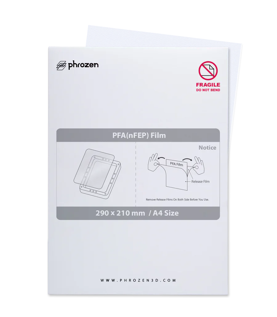 Phrozen PFA (nFEP) Film | Premium Resin Vat Release Sheet for 3D Printers Phrozen PFA nFEP film replacement sheet for resin 3D printers and high-speed printing