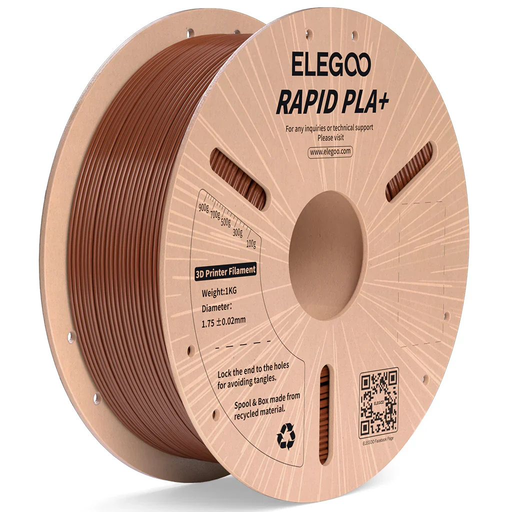 Elegoo Rapid PLA Plus Filament 1.75mm 1KG | High-Speed Tough PLA+ Elegoo Rapid PLA Plus 1.75mm filament spool for high-speed FDM 3D printing