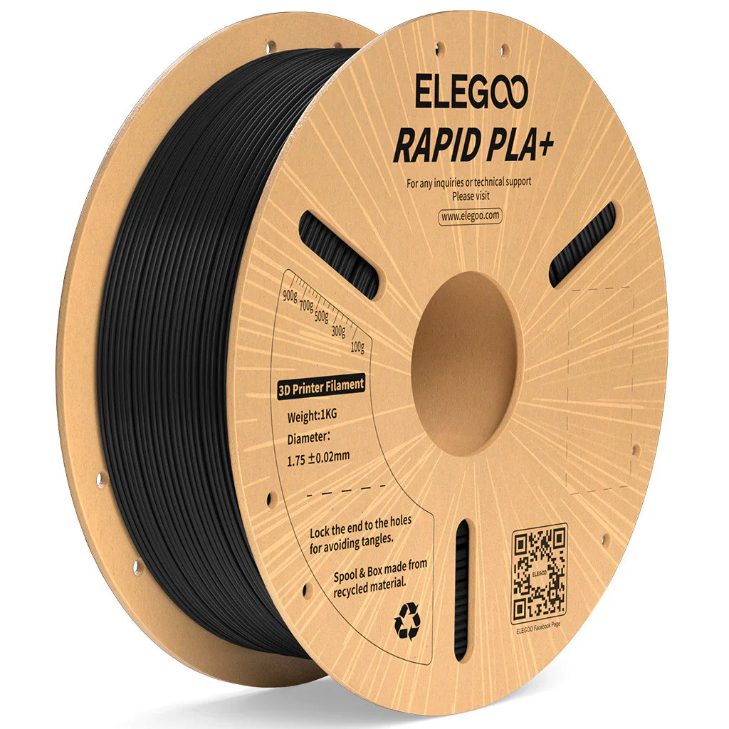 Elegoo Rapid PLA Plus Filament 1.75mm 1KG | High-Speed Tough PLA+ Elegoo Rapid PLA Plus 1.75mm filament spool for high-speed FDM 3D printing