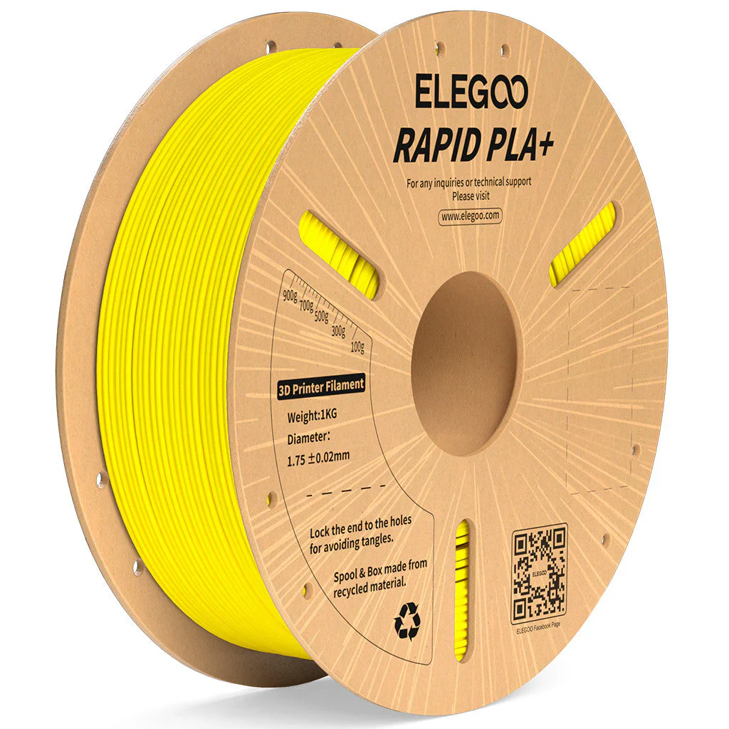 Elegoo Rapid PLA Plus Filament 1.75mm 1KG | High-Speed Tough PLA+ Elegoo Rapid PLA Plus 1.75mm filament spool for high-speed FDM 3D printing