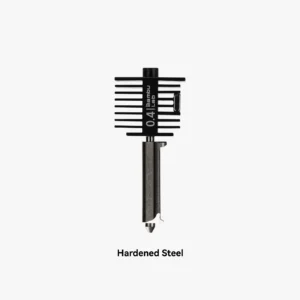 Bambu Lab A1 Series hotend 0.4mm hardened steel nozzle for high-speed 3D printing