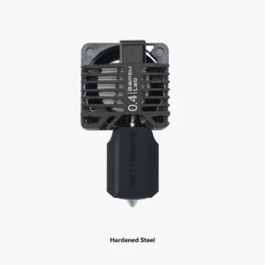 Bambu Lab P1 Series hotend 0.4mm hardened steel nozzle for high-speed 3D printing