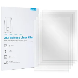 Elegoo Mars 4 Ultra ACF Film replacement release sheets for high-speed resin 3D printing