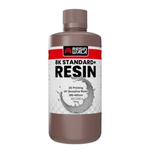 Resinwala 8K Standard+ 3D printing resin compatible with Anycubic, Elegoo, and Phrozen printers