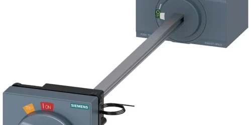 Siemens 3VA91570FK51 door-mounted rotary operator with 8UC front drive for 3VA1 MCCB