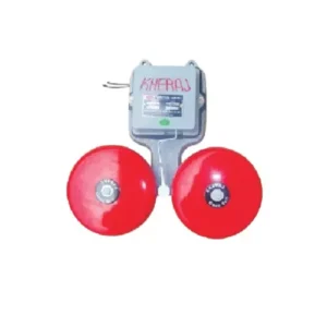 Double gong bell single phase industrial electric alarm bell with dual metal gongs