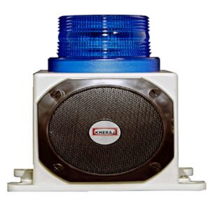 Flasher audio visual alarm industrial siren with flashing beacon light