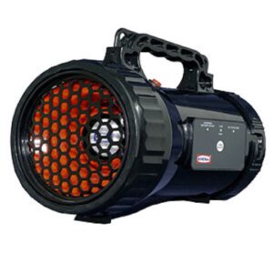 Portable rechargeable siren battery-powered emergency alarm device