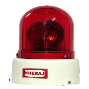 Industrial revolving flasher warning beacon light for safety and emergency use
