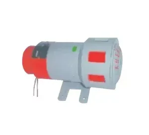 Horizontal double mounting battery-operated siren portable emergency audible alarm