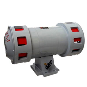 Horizontal double mounting siren industrial audible alarm for factory and safety applications