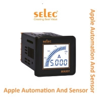 Selec MA501-230V-CE digital ammeter panel meter for industrial current measurement