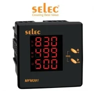 Selec MFM391 LED multifunction meter for power and energy monitoring in industrial panels
