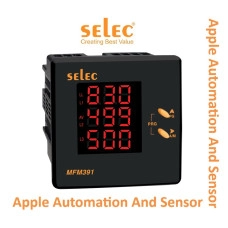 Selec MFM391 LED multifunction meter for power and energy monitoring in industrial panels