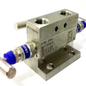 3 valve manifold T type 1/2 inch flanged instrumentation valve for differential pressure transmitter