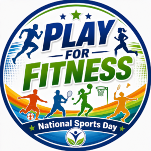 LeanKia Play For Fitness, 58 mm Round Metal Button Badge