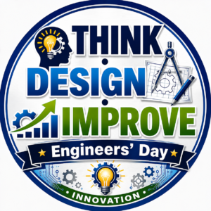 LeanKia Think Design Improve, 58 mm Round Metal Button Badge